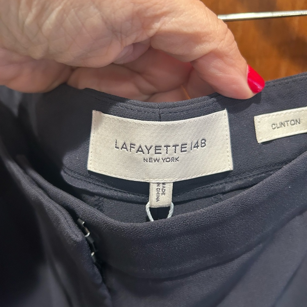 Lafayette 148 New York Deep Blue Clinton Pants